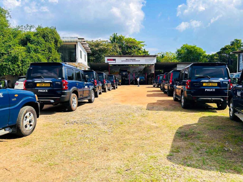 Ideal Motors Conducts Free Mahindra Scorpio Service Campaign for Sri Lanka Police 